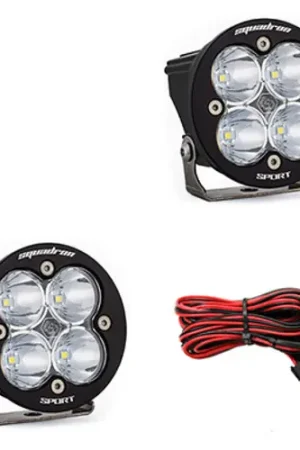 Baja Designs Squadron R Sport LED Spot Pair Light Pods - Clear - 587801 Markdown