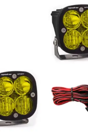 Baja Designs Squadron Sport Driving/Combo Pair LED Light Pods - Amber - 557813 Authentic