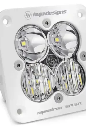 Original Baja Designs Squadron Sport Driving/Combo Pattern Flush Mount White LED Light Pod - Clear - 551003WT