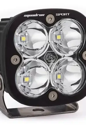 Baja Designs Squadron Sport Spot Pattern Black LED Light Pod - Clear - 550001 New Arrival