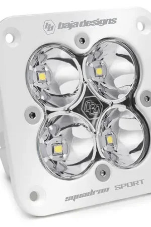 Baja Designs Squadron Spot Pattern White Sport Flush Mount LED Light Pod - Clear - 551001WT Wholesale
