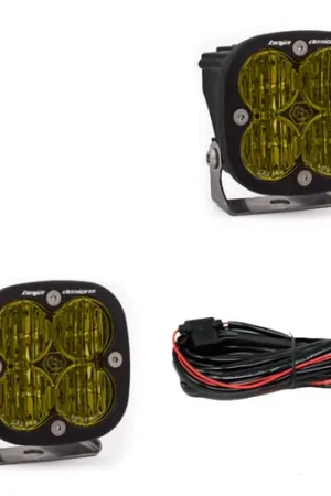 Baja Designs Squadron Wide Cornering LED Fog Lights Pair -Amber - 257815 Place Order