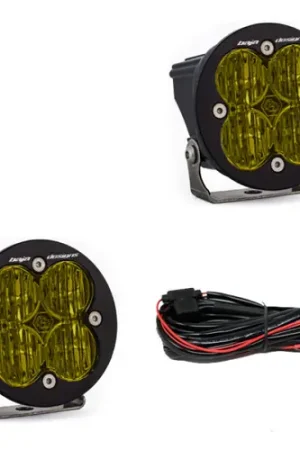 Buy Online Baja Designs Squadron-R SAE Pair Wide Cornering LED Amber Fog Lights - 247815