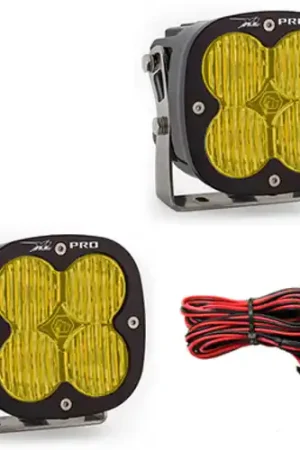 Baja Designs XL Pro Series Wide Cornering Pattern LED Light Pods - Amber - 507815 Viral