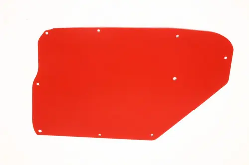 Deal BMR 1964-1967 Grand Sport | Skylark | El Camino | Chevelle | Malibu | Monte Carlo | Cutlass | 442 | Lemans | GTO (A-Body) A/C Delete Panel (Aluminum) - Red - FP006R