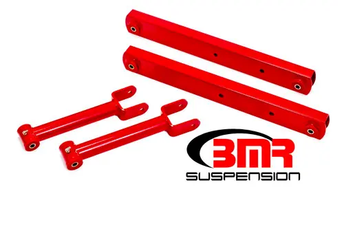 Deal BMR 1964-1967 Grand Sport | Skylark | El Camino | Chevelle | Malibu | Monte Carlo | Cutlass | 442 | Lemans | GTO (A-Body) Non-Adj. Rear Suspension Kit - Red - RSK002R