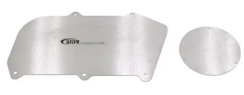 Cheap BMR 1964-1972 Grand Sport | Skylark | El Camino | Chevelle | Malibu | Monte Carlo | Cutlass | 442 | Lemans | GTO (A-Body) Heater Delete Panel Aluminum (Non-A/C Vehicles Only) - Bare w/BMR Logo - FP005L