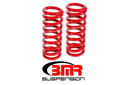 Modern BMR 1967-1969 Camaro | Firebird (1st Gen F-Body) Big Block Front Lowering Springs - Red - SP056R