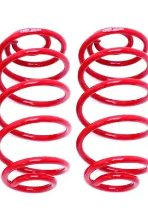 Certified BMR 1967-1972 Grand Sport | Skylark | El Camino | Chevelle | Malibu | Monte Carlo | Cutlass | 442 | Lemans | GTO (A-Body) Rear Lowering Springs - Red - SP014R