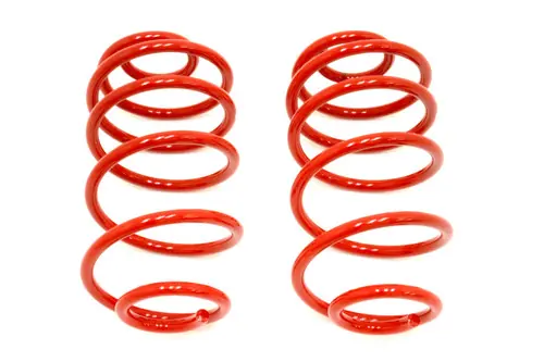 Buy Online BMR 1967-1972 Grand Sport | Skylark | El Camino | Chevelle | Malibu | Monte Carlo | Cutlass | 442 | Lemans | GTO (A-Body) Rear Lowering Springs - Red - SP015R