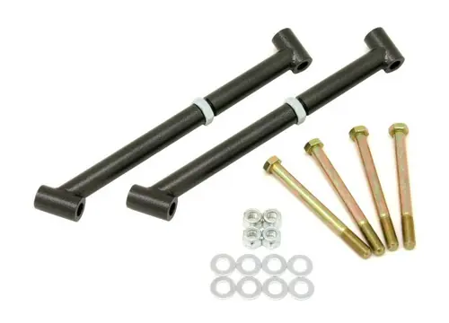 BMR 1968-1972 Grand Sport | Skylark | El Camino | Chevelle | Malibu | Monte Carlo | Cutlass | 442 | Lemans | GTO (A-Body) Control Arm Reinforcement Braces - Black Hammertone - RB002H Exclusive Offer