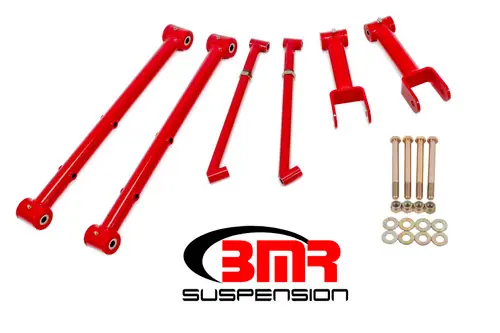 BMR 1968-1972 Grand Sport | Skylark | El Camino | Chevelle | Malibu | Monte Carlo | Cutlass | 442 | Lemans | GTO (A-Body) Non-Adj. Rear Suspension Kit - Red - RSK017R Genuine