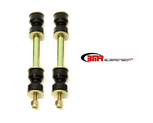 BMR 1970-1981 Camaro | Firebird (2nd Gen F-Body) 2.875in Front Sway Bar End Link Kit - Black - ELK003 Warranty Included