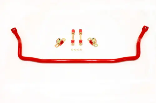 Handmade BMR 1970-1981 Camaro | Firebird (2nd Gen F-Body) Front Solid 1.25in Sway Bar Kit w/ Bushings - Red - SB008R