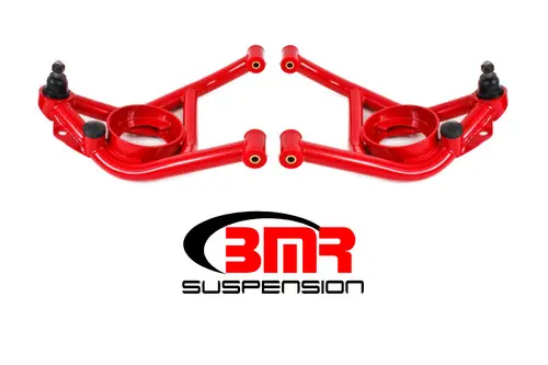 Luxury BMR 1970-1981 Camaro | Firebird (2nd Gen F-Body) Non-Adj. Lower A-Arms (Polyurethane) - Red - AA014R