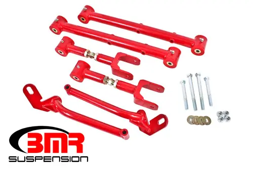 BMR 1978-1987 Grand National | Regal | Monte Carlo | El Camino | Malibu | Cutlass | Grand Prix (G-Body) Adj. Rear Suspension Kit - Red - RSK028R Affordable