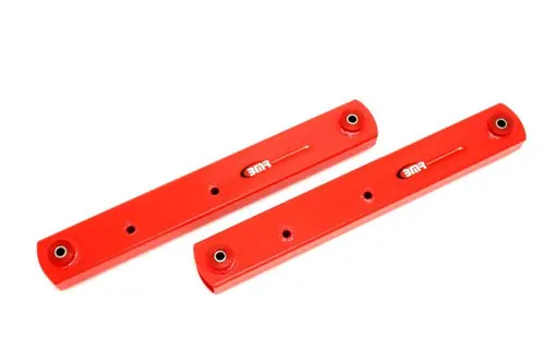BMR 1978-1987 Grand National | Regal | Monte Carlo | El Camino | Malibu | Cutlass | Grand Prix (G-Body) Non-Adj. Boxed Lower Control Arms (Polyurethane) - Red - BCA003R Modern