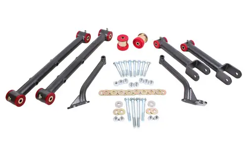Buy Direct BMR 1978-1987 Grand National | Regal | Monte Carlo | El Camino | Malibu | Cutlass | Grand Prix (G-Body) Rear Suspension Kit - Black Hammertone - RSK468H