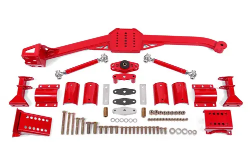 Order Now BMR 1982-1992 GM F-Body (Camaro, Firebird) 3rd Gen 3rd Gen F-Body Body Mount Watts Link Rod Ends - Red - WL330R