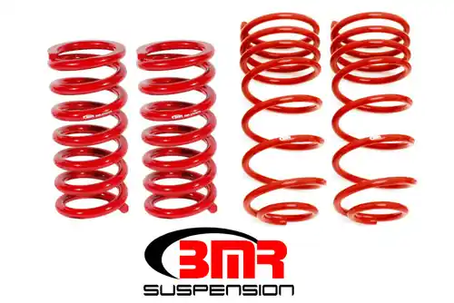 Wholesale BMR 1982-1992 GM F-Body (Camaro, Firebird) 3rd Gen 3rd Gen F-Body Lowering Spring Kit (Set Of 4) - Red - SP096R