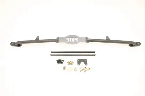 BMR 1982-1992 GM F-Body (Camaro, Firebird) 3rd Gen 3rd Gen F-Body w/ TPI 3 Point Mount Strut Tower Brace - Black Hammertone - STB004H Weekend Sale