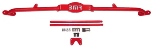 While Supplies Last BMR 1982-1992 GM F-Body (Camaro, Firebird) 3rd Gen 3rd Gen F-Body w/ TPI 3 Point Mount Strut Tower Brace - Red - STB004R