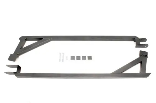 Seasonal Sale BMR 1982-1992 GM F-Body (Camaro, Firebird) 3rd Gen 3rd Gen F-Body Weld-On Boxed Subframe Connectors (Inside Frame Exhaust) - Black Hammertone - SFC008H