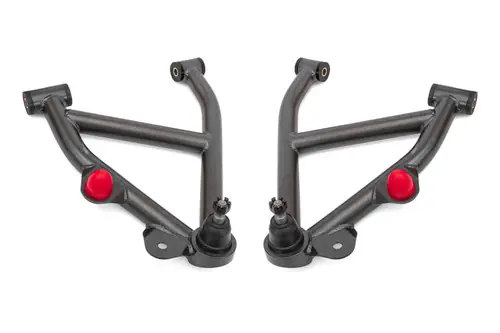 Express Delivery BMR 1982-1992 GM F-Body (Camaro, Firebird) 3rd Gen GM F-Body A-Arms Lower DOM Non-Adj Delrin Bushings Coilover - Black Hammertone - AAL333H