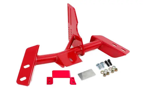 BMR 1984-1992 3rd Gen F-Body (Camaro, Firebird) Torque Arm Relocation Crossmember T5 - Red - TCC015R Authentic
