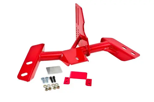 Markdown BMR 1984-1992 3rd Gen F-Body (Camaro, Firebird) Torque Arm Relocation Crossmember TH700R4 / 4L60 - Red - TCC017R