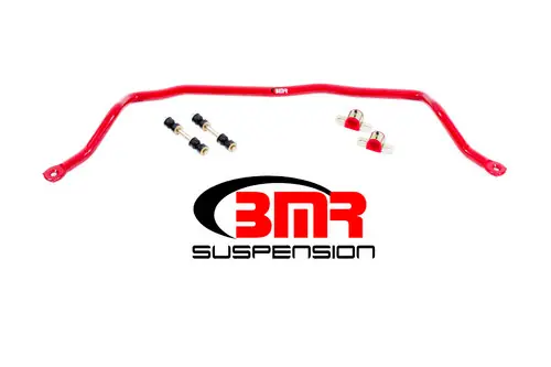 Limited Offer BMR 1991-1996 Impala SS | Caprice (B-Body) Front Solid 32mm Sway Bar Kit w/ Bushings - Red - SB006R