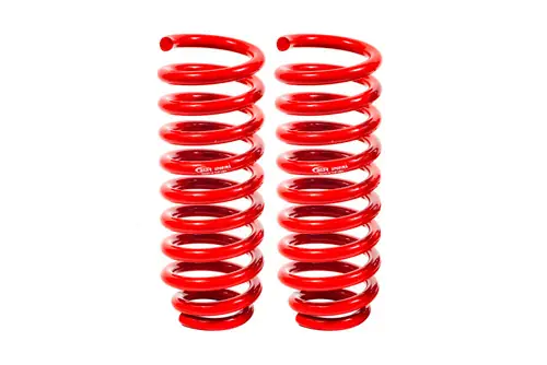 BMR 2002-2009 Chevrolet Trailblazer / GMC Envoy 2.0in Drop Front Lowering Springs - Red - SP641R Handmade