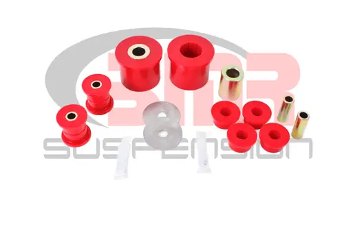 BMR 2008-2009 Pontiac G8 Rear Suspension Bushing Kit (BK004 BK005 BK006) - Black/Red - BK007 Hassle-Free Returns