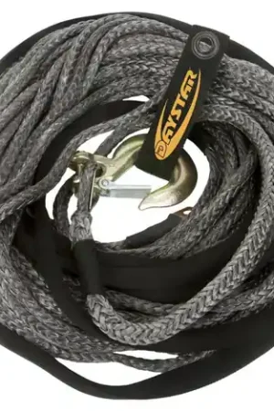 Daystar 15 Foot Recovery Rope W/Loop Ends and Nylon Recovery Rope Bag 1/2 x 15 Foot Black Rope Get Yours