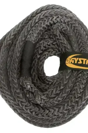 Daystar 25 Foot Recovery Rope W/Loop Ends and Nylon Recovery Bag 7/8 x 25 Foot Black Rope Editor’s Pick