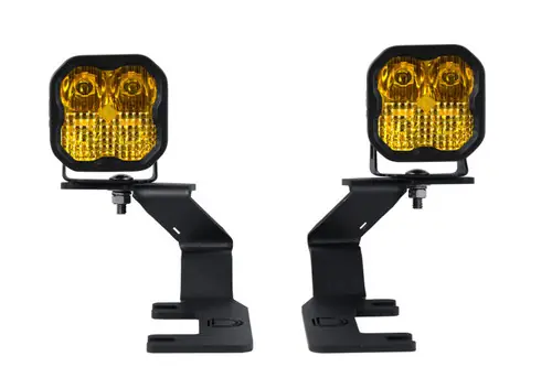 Exclusive Diode Dynamics 15-21 Colorado/Canyon SS3 LED Ditch Light Kit - Sport Yellow Combo
