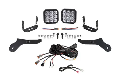 Big Sale Diode Dynamics 17-20 Ford Raptor SS5 Bumper LED Pod Light Kit Sport - White Driving