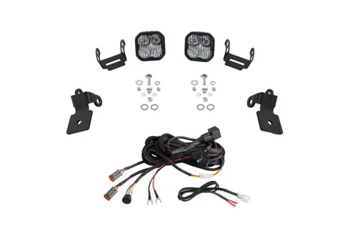 Diode Dynamics 20-Present Polaris RZR A-Pillar LED Pod Kit SS3 Pro - White Combo Cheap
