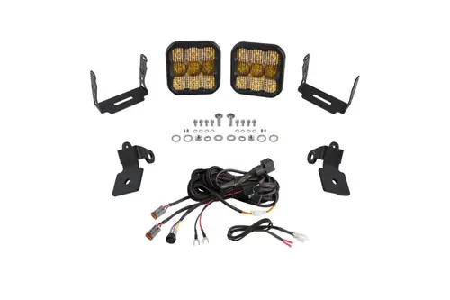 Viral Diode Dynamics 20-Present Polaris RZR A-Pillar LED Pod Kit SS5 Pro - Yellow Combo