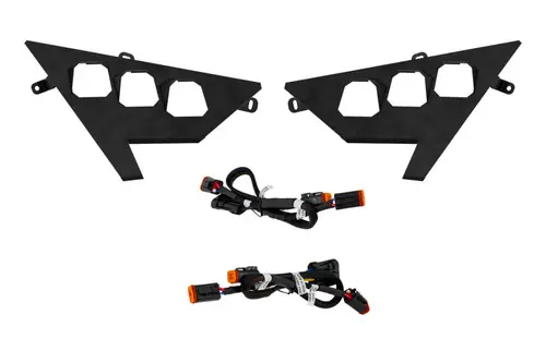 Editor’s Pick Diode Dynamics 20-Present Polaris RZR Headlight Wiring Harnesses and Brackets Only (Pair)