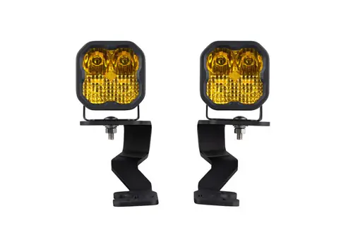 Cheap Diode Dynamics 2022 Toyota Tundra SS3 Sport Stage Series Ditch Light Kit - Yellow Combo