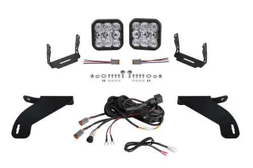 Diode Dynamics 21-22 Ford F-150 SS5 Bumper LED Pod Light Kit Sport - White Driving Original