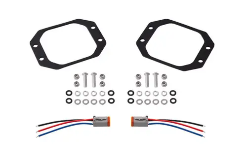 Diode Dynamics SS3 Backlit Flush Mounting Kit (Pair) Crafted