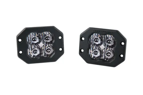 Weekend Sale Diode Dynamics SS3 Pro WBL - White SAE Driving Flush (Pair)