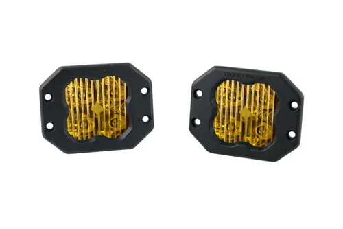 Diode Dynamics SS3 Sport ABL - Yellow Driving Flush (Pair) Professional Grade