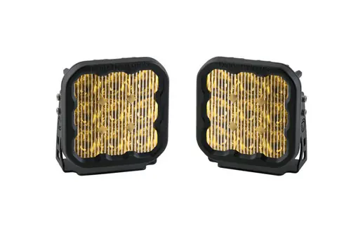 Diode Dynamics SS5 LED Pod Sport - Yellow Driving (Pair) Top Pick