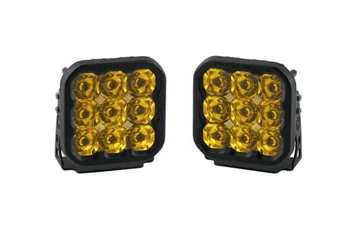 Diode Dynamics SS5 LED Pod Sport - Yellow Spot (Pair) Buy Today