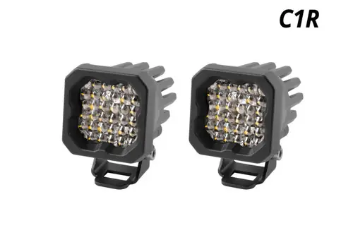 Diode Dynamics Stage Series C1R - White Flood Standard LED Pod (Pair) Exclusive Offer