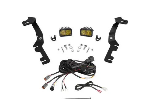 Modern Diode Dynamics Stage Series Ditch Light Kit for 2019-Present Ram C2 - Sport Yellow Combo