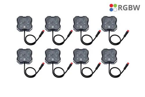 Diode Dynamics Stage Series RGBW LED Rock Light (8-pack) Time-Limited